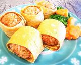 お弁当にお手軽人気のオムニギリ作り方13写真