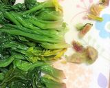 娘に伝授！寒じめほうれん草❀胡麻マス和え作り方5写真