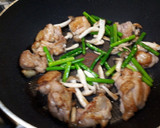 鶏肉とにんにくの芽の中華風炒め作り方8写真
