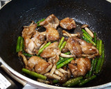 鶏肉とにんにくの芽の中華風炒め作り方9写真