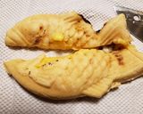 たいやきを半分に分ける方法☝横に切るのよ作り方2写真