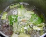 疲労回復！タコと小松菜のお味噌汁作り方2写真
