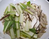 簡単！豚小松菜の昆布茶炒め作り方2写真