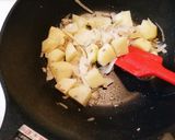 味噌ラーメンのスープで♪味噌肉じゃが作り方4写真