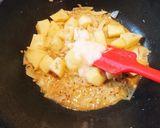 味噌ラーメンのスープで♪味噌肉じゃが作り方5写真