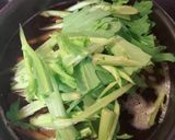 残った春菊の茎で卵とじ♬作り方4写真