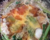 残った春菊の茎で卵とじ♬作り方6写真
