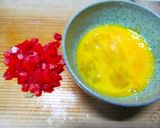 ●いつもの卵焼きにパプリカ入れました●作り方1写真