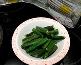 北インドのオクラ炒め(ビンディマサラ)作り方3写真