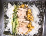 【自家製ツナで】ツナコーンマヨ太巻き作り方7写真