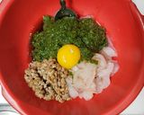 アイナメとメカブ納豆!作り方5写真