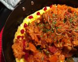おうち洋食☆鉄板で☆巻かないオムライス♪作り方7写真
