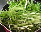 秋刀魚水煮缶と水菜のさっと煮作り方5写真