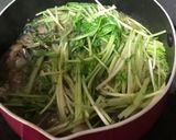 秋刀魚水煮缶と水菜のさっと煮作り方6写真