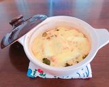 土鍋で簡単オムライス風リゾット作り方6写真