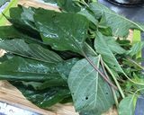 【手軽に作れる】葉野菜カラルーでナムル！作り方1写真