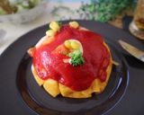 子どもうけ♡ケーキ風オムライス作り方9写真