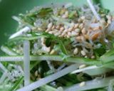 春のプチ小鉢♪水菜とじゃこの和え物作り方3写真