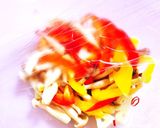 低糖質!パプリカときのこのペペロンチーノ作り方3写真