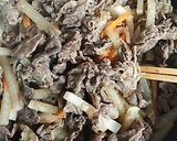 簡単♪牛肉と大根の焼肉のタレ炒め作り方2写真