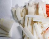 簡単♪牛肉と大根の焼肉のタレ炒め作り方1写真