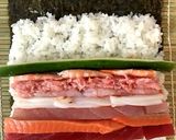 【恵方巻き・太巻き】具沢山！海鮮巻き作り方5写真