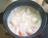 ごま豆乳鍋つゆで✿レタスのしゃぶしゃぶ作り方3写真