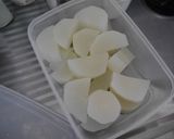 圧力鍋で♪大根と手羽元の煮物作り方1写真