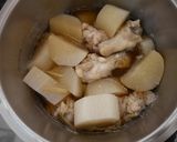 圧力鍋で♪大根と手羽元の煮物作り方4写真