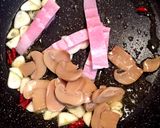 にんにくとトマトのパスタ作り方3写真