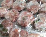 鴨肉だんご醤油味スープ作り方7写真