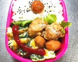 ほうれん草とコーンのオムレツお弁当おかず作り方5写真