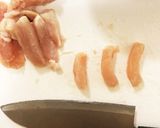 家にある物で節約おかず！ムネ肉の磯辺揚げ作り方1写真
