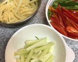 豚肉のチンジャオロース作り方1写真