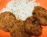 レトルトカレーの具☆ヘレカツ＆とろチーズ作り方2写真