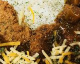 レトルトカレーの具☆ヘレカツ＆とろチーズ作り方3写真