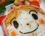 あかちゃんまんとみるくぼうやのおべんとう作り方6写真