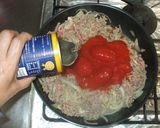 簡単ミートソースの作り方♪トマト缶パスタ作り方5写真