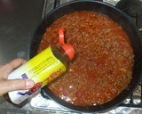 簡単ミートソースの作り方♪トマト缶パスタ作り方9写真