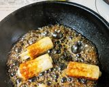 ねぎ入りチクワの甘辛焼き作り方5写真