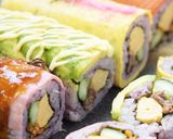 カラフル雑穀米の恵方巻作り方8写真