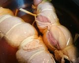 香りも素敵な✨春菊の鳥もも巻き作り方5写真