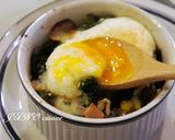 ほうれん草とハムのココット作り方8写真