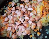 包まず乗せるだけな簡単オムライス♪作り方1写真