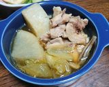 味が染みた✨鳥ももと大根の煮込み作り方7写真