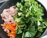 大根葉と豚肉のオイスターソース炒め作り方3写真