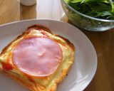 朝から簡単☆ハムチーズ作り方4写真