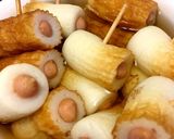 ちくわポークビッツをおでんつゆで煮たやつ作り方11写真
