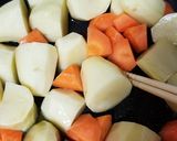 白菜＆ジャガ芋大量消費❣無水白菜肉じゃが作り方5写真