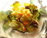 レタスと半熟卵のシーザーサラダ風作り方5写真